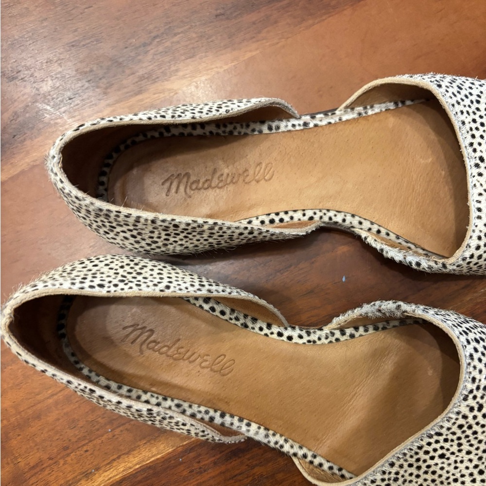 Madewell The Marisa d’Orsay Flat in Spotted Calf Hair - Picture 7 of 11